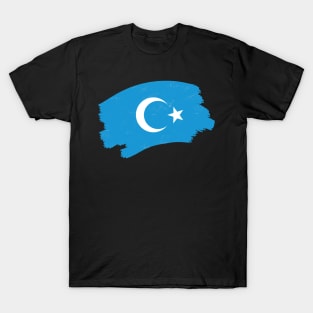 Free the Uyghurs - Save Uyghur Flag T-Shirt